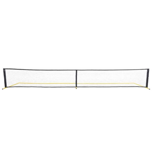 slide 2 of 21, Pickleball Net Set Weather Resistant Steady Metal Frame & Strong PE Net, for Outdoor Backyard Driveway No rackets No pickleball