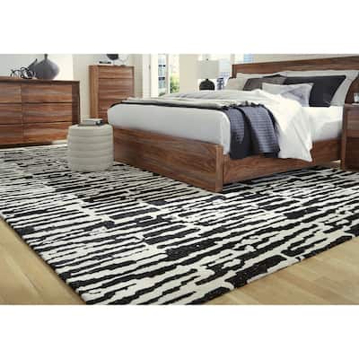 Signature Design by Ashley Bramshaw Black/Ivory Rug