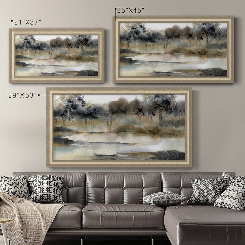 Serene River Premium Framed Canvas- Ready to Hang