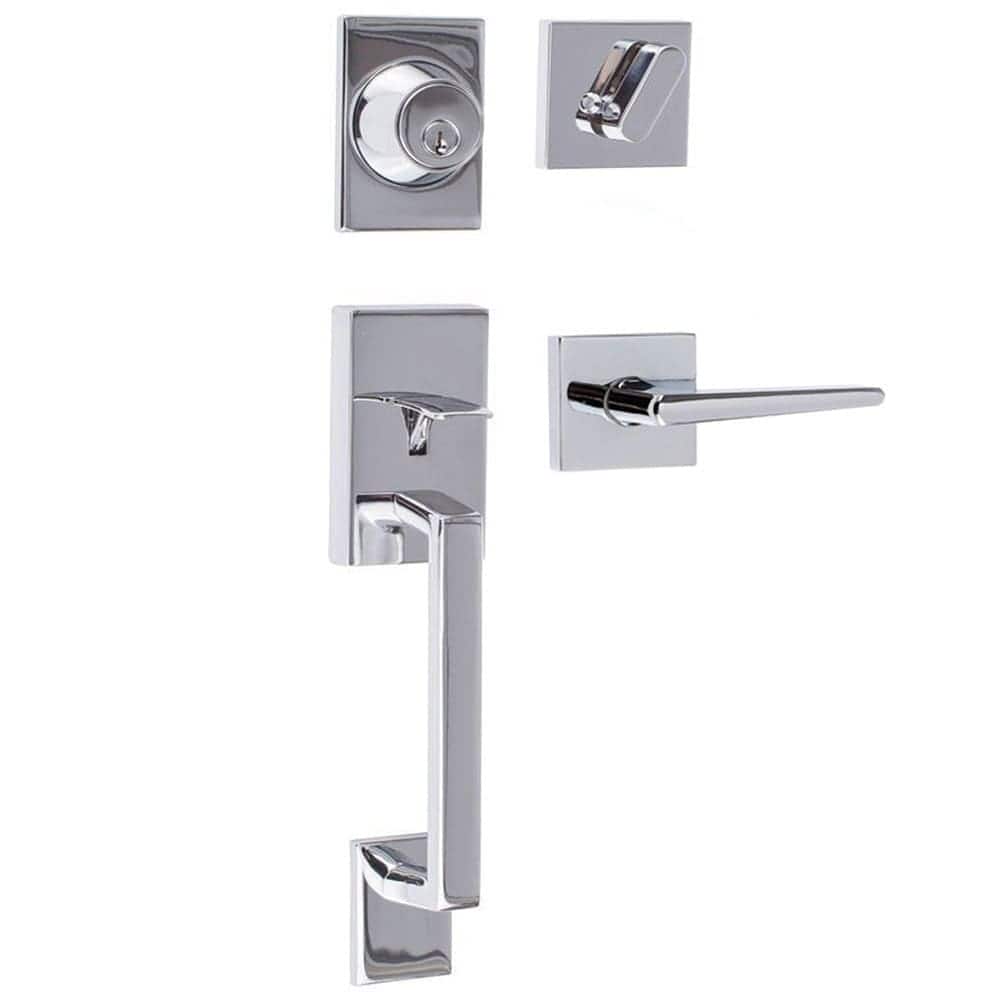 Sure-Loc Modern Front Entrance Handle Set