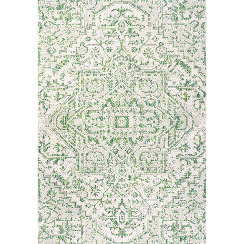 JONATHAN Y Charleston Medallion Indoor/Outdoor Area Rug