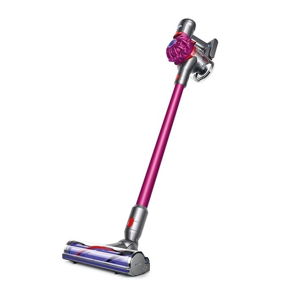 Dyson V7 Motorhead Cordless Stick Vacuum Cleaner, Fuchsia - Bed