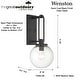 preview thumbnail 7 of 6, The Great Outdoors 73362 Wenston 18" Tall Outdoor Wall Sconce with
