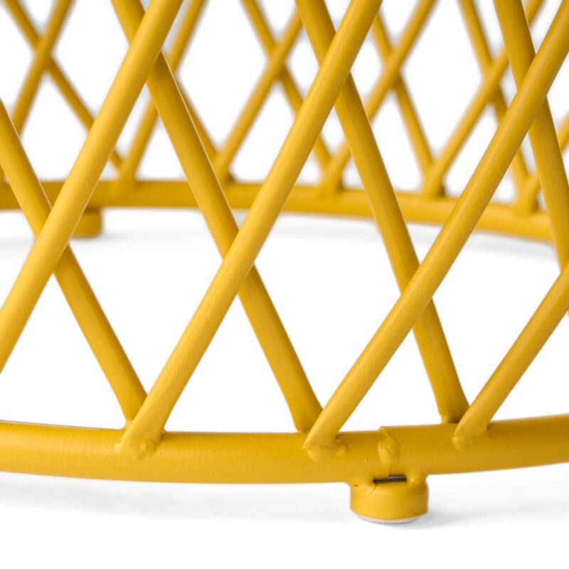 Alamera Outdoor 19-inch Lattice Side Table by Christopher Knight Home - 17.75"W x 19.75"W x 19.75"D