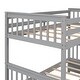 preview thumbnail 15 of 17, Modren Twin Over Full Functional Bunk Bed With Ladders and Two Storage Drawers