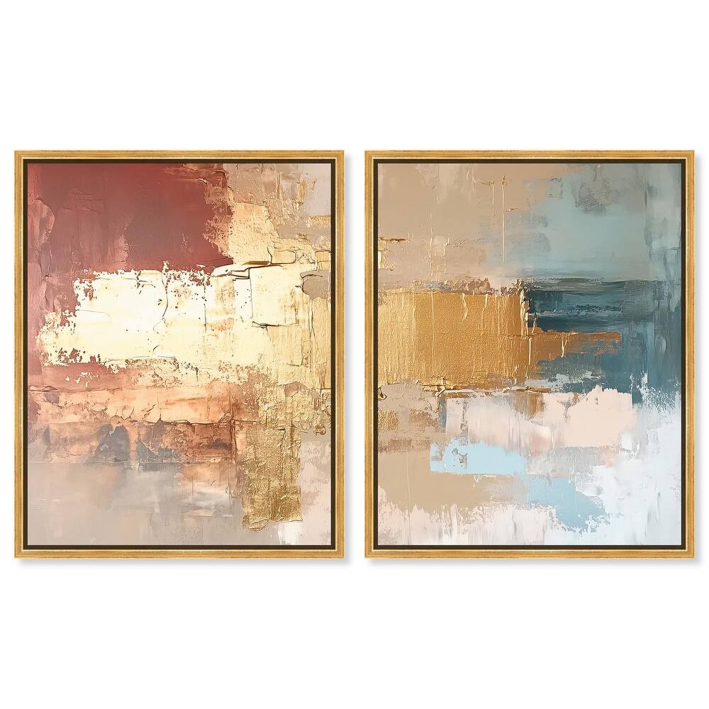 Earthy Glow V Canvas Set of 2 by Art Remedy