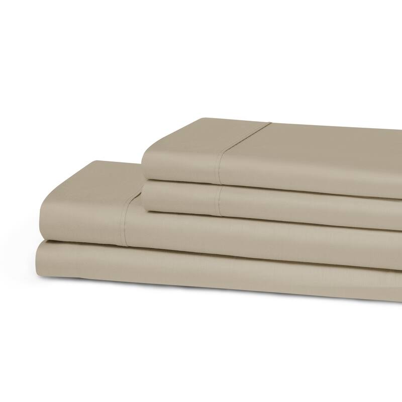 Superior Cotton Breathable Deep Pocket Solid Bed Sheet Set