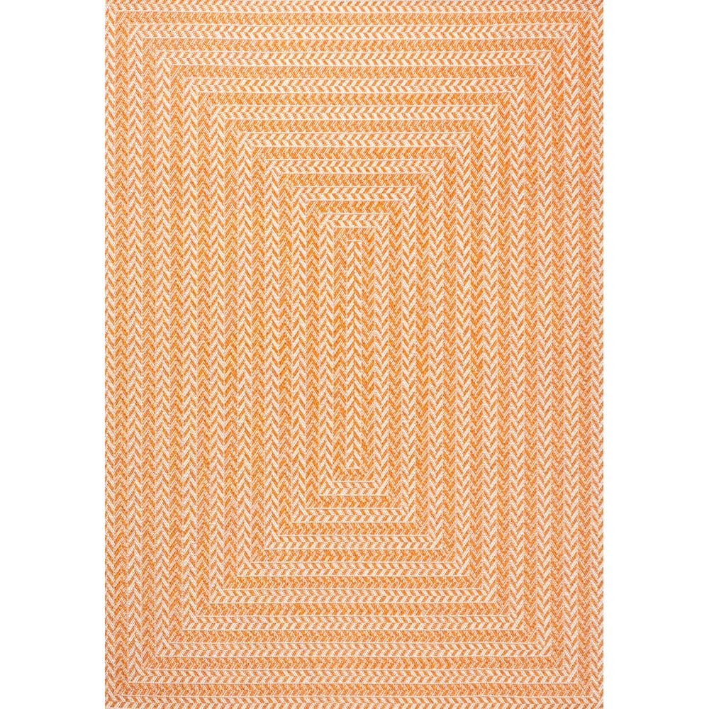 JONATHAN Y Lucia Modern Concentric Squares Indoor/Outdoor Area Rug