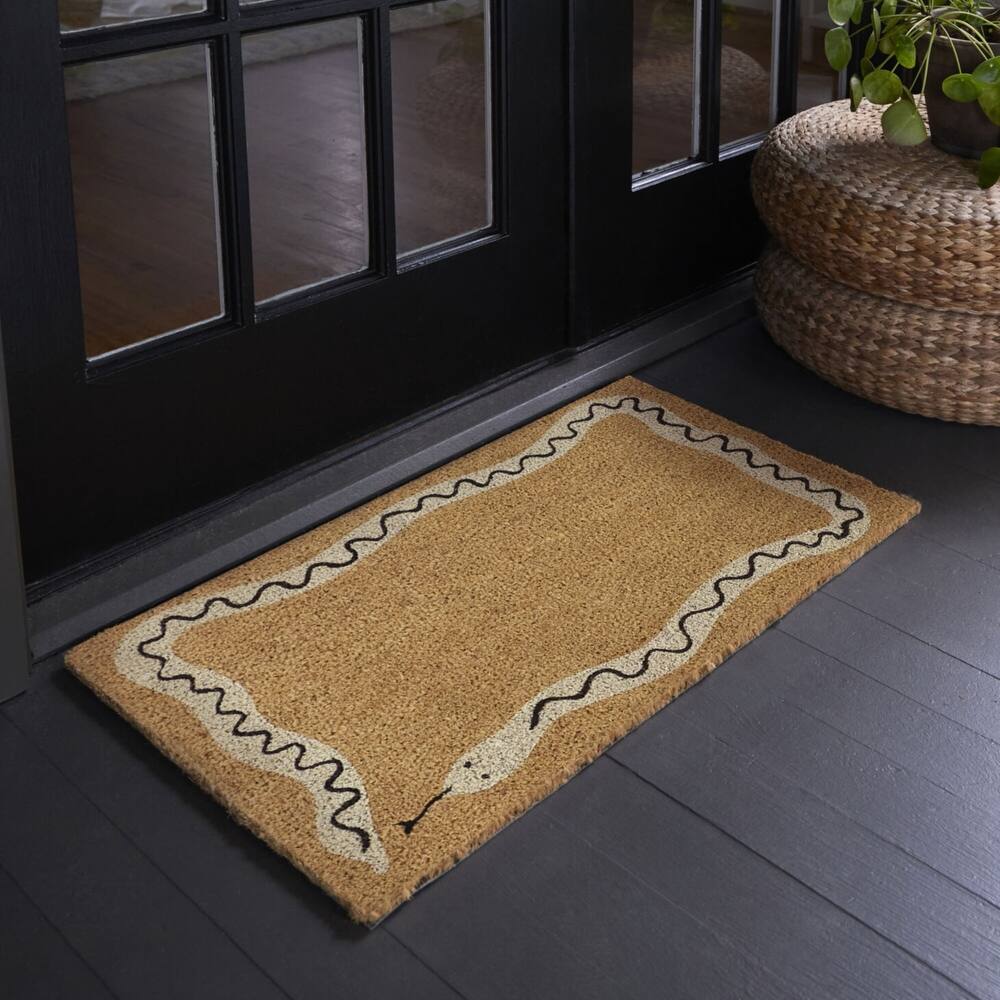 Snake Border Animal 18" x 30" Doormat - 18" x 30"