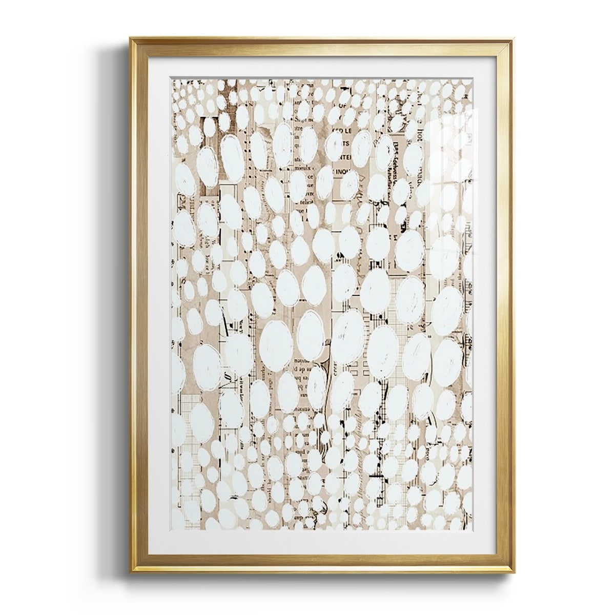 Vintage Pattern IV Premium Framed Print - Ready to Hang