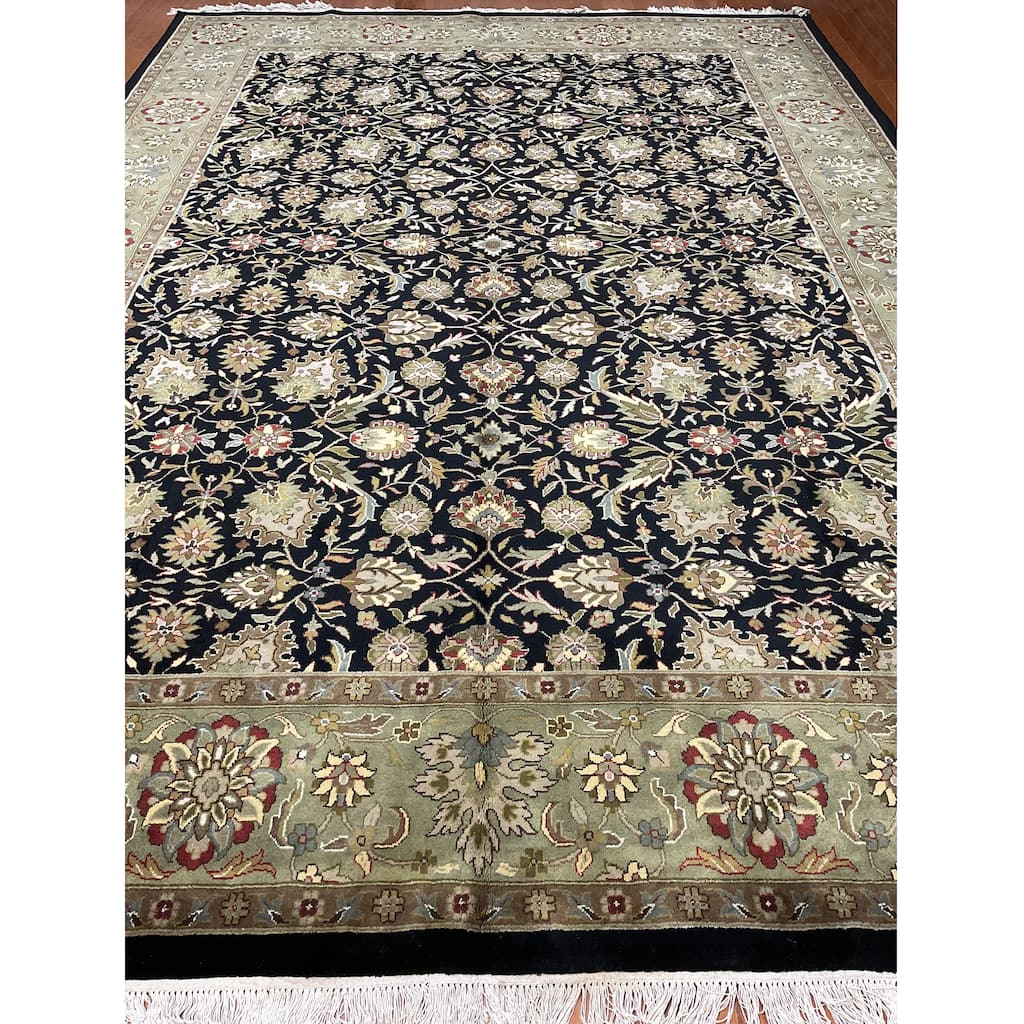 HERAT ORIENTAL Handmade Kashan Wool Rug - 10' x 14'