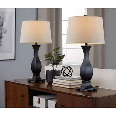 Porch & Den Ellul 29" Polyresin Table Lamp (Set of 2)
