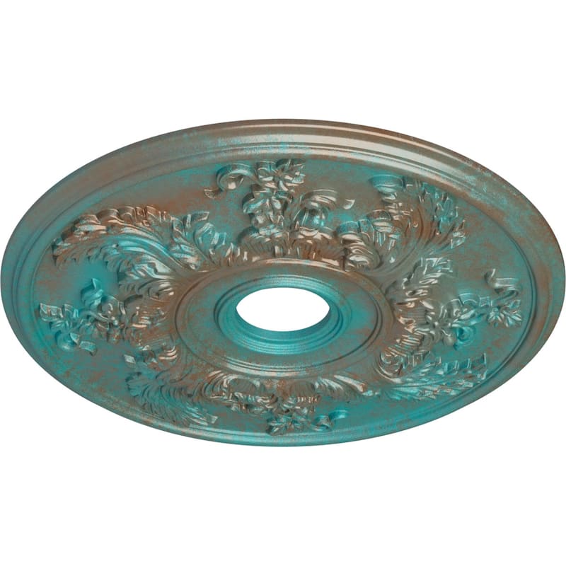 23 5/8"OD x 4 5/8"ID x 1 7/8"P Acanthus Twist Ceiling Medallion