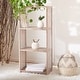 preview thumbnail 1 of 6, SAFAVIEH Phoenix 3-Shelf Etagere Bookcase - 19.7" W x 11.6" L x 46.1" H