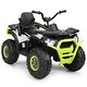 preview thumbnail 3 of 30, 12V Kids Electric 4-Wheeler ATV with 2 Speeds and LED Lights - 44.5" x 27" x 30" (L x W x H)