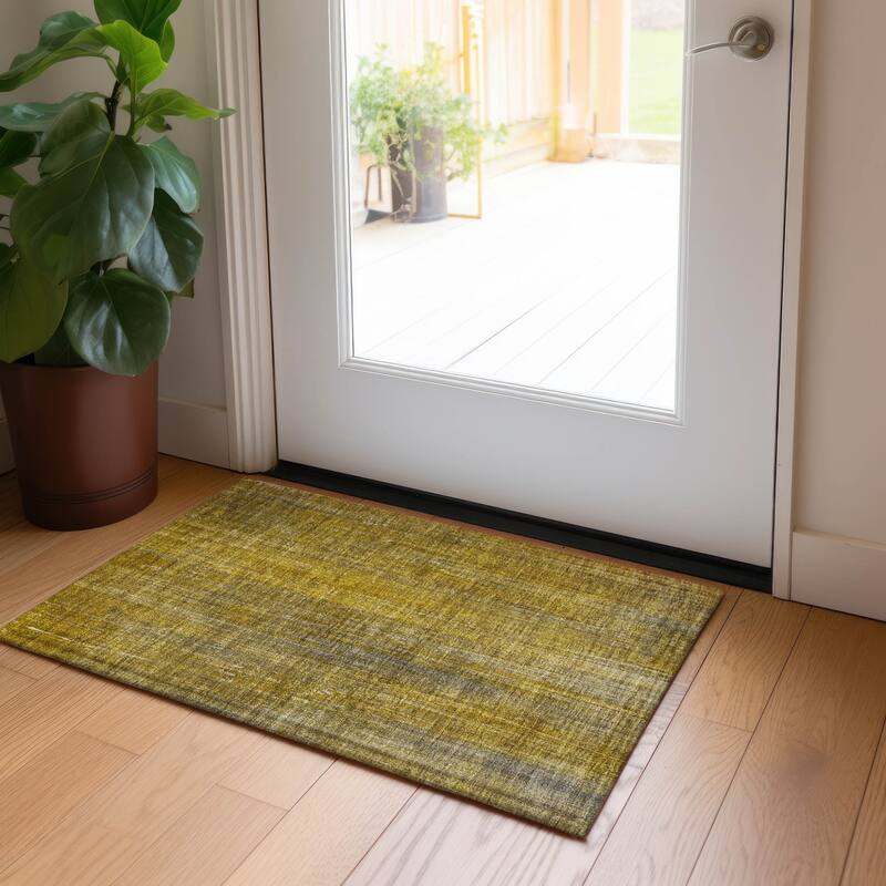 Almosi Stripe Weather Resistant Classic Meets Modern Outdoor Rug