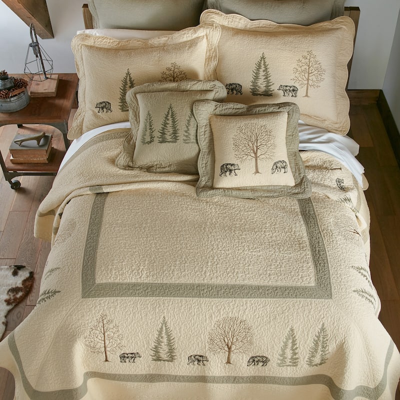 Donna Sharp Bear Creek "Bears" Decorative Pillow