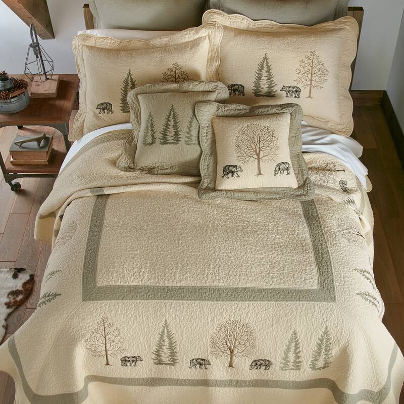 Donna Sharp Bear Creek Quilted Eurosham