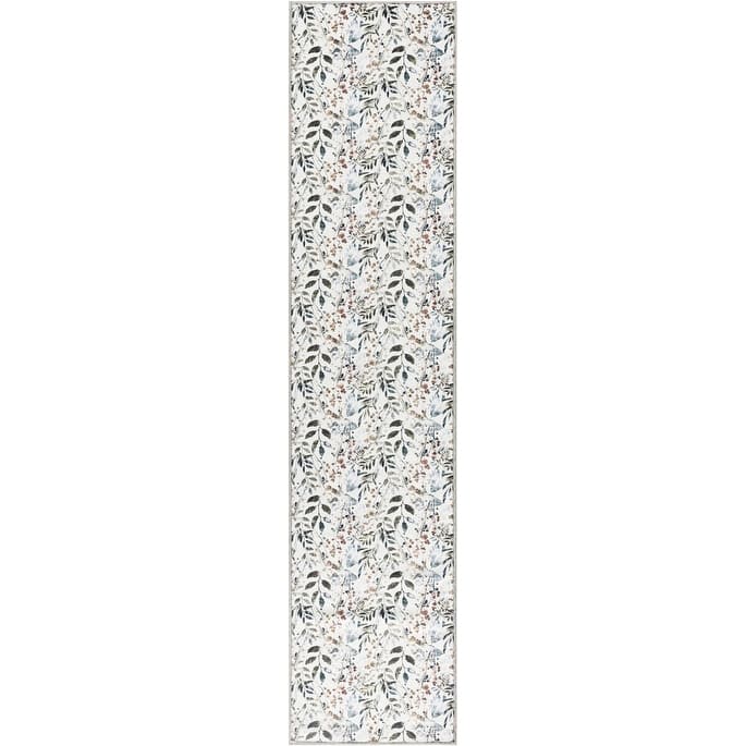 Nourison Washables Indoor Multicolored Floral Area Rug - 2' 2" x 10' - Multi - Runner