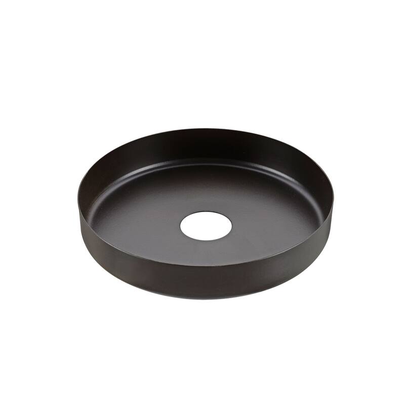 Aspen Creative Contemporary Chandelier&Light Fixture Canopy,Oil Rubbed Bronze,5-1/8" Diameter,1" Center Hole,2PK