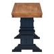 preview thumbnail 34 of 42, Eleanor Two-Tone Trestle Leg Wood Dining Bench by iNSPIRE Q Classic