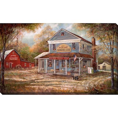 "Richland General Store" by Ruane Manning Print on Canvas