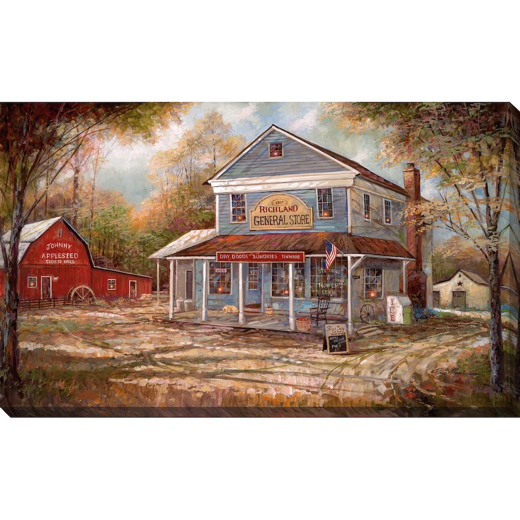 "Richland General Store" by Ruane Manning Print on Canvas