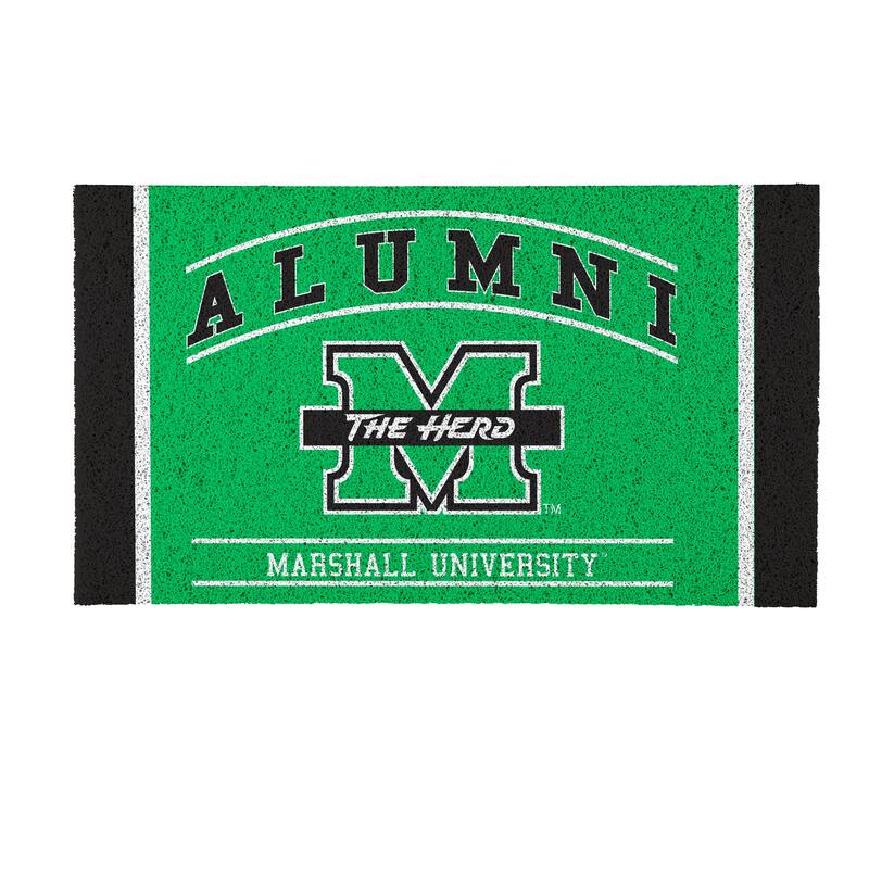 28 in. x 16 in. Marshall University Alumni Full Color PVC Door Mat