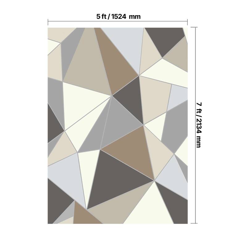 Anti-Skid Tear-Resistant Floor Mat Modern Large Area Rug - 6' x 7'