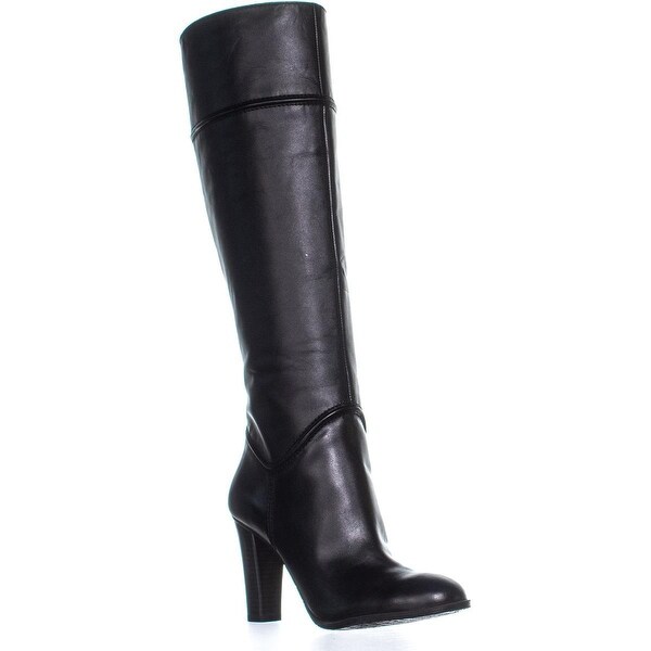 enzo angiolini black leather boots