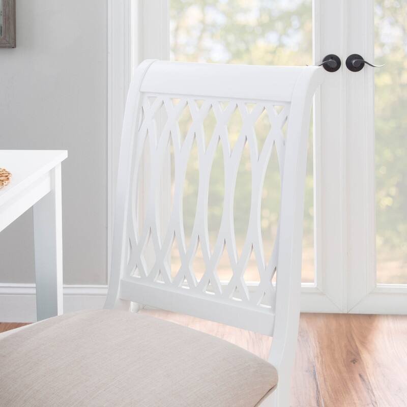 Linon Holden Solid Wood Farmhouse Side Dining Chair (Set of 2)