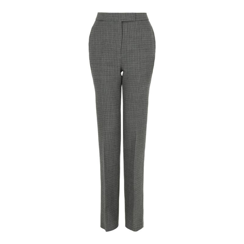 Ferragamo Wool Houndstooth Trousers