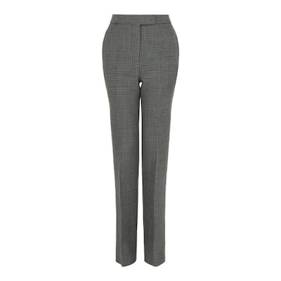 Ferragamo Wool Houndstooth Trousers