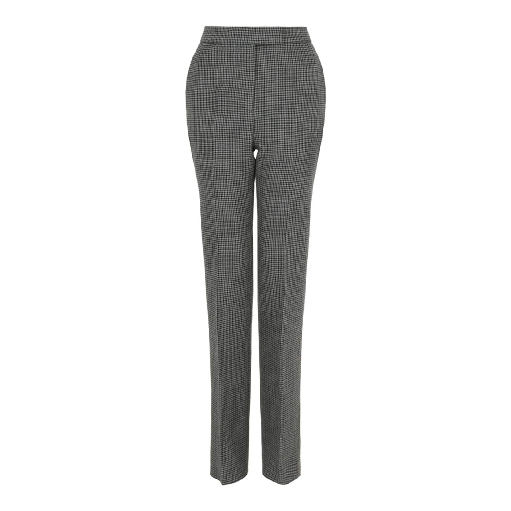 Ferragamo Wool Houndstooth Trousers