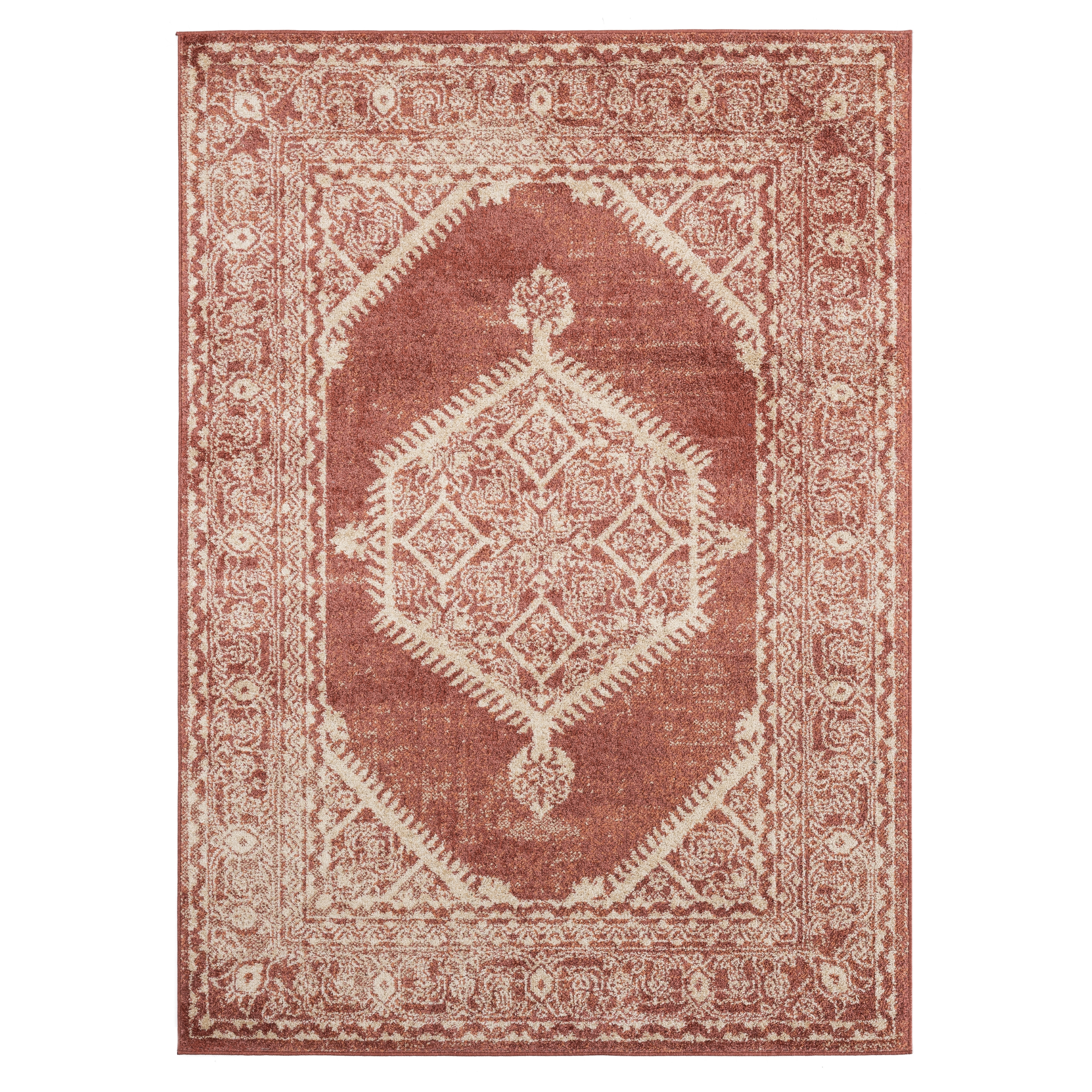 Casual Look Chocolate Brown Farmhouse Area Rugs Olefin Polypropylene Contains Latex Border Medallion Pattern Hand Carved Design Oriental Rug 7'10 Round Classic Traditional Jute Rug