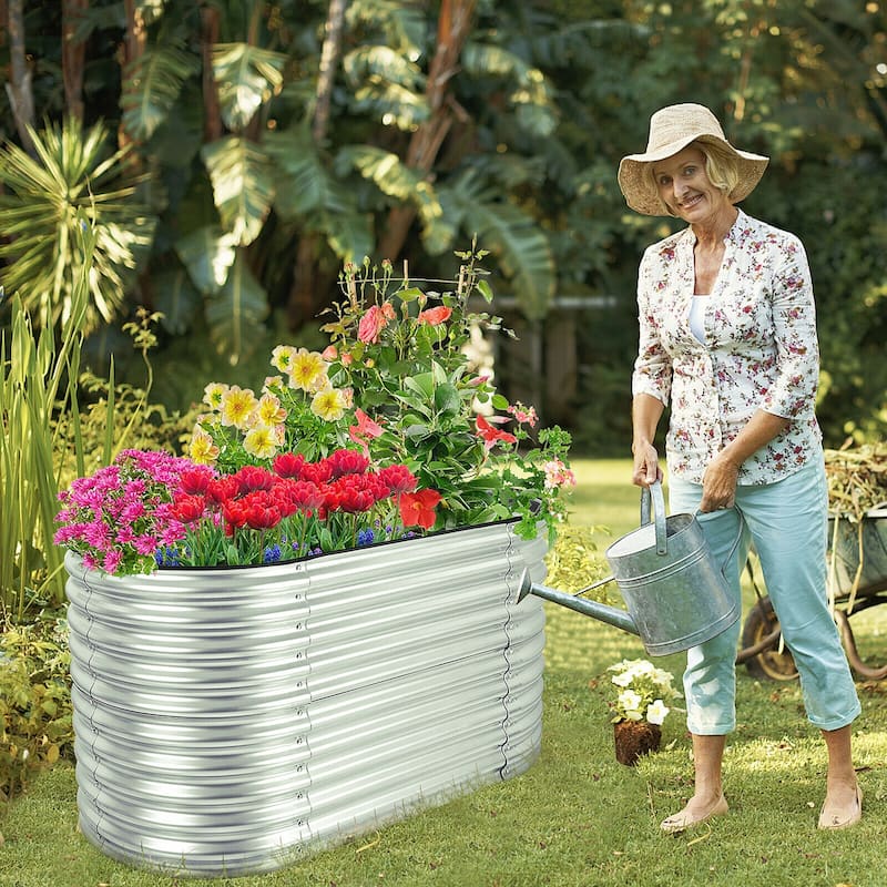 62'' x 32'' x 32'' Raised Garden Bed Kit Planter Raised Garden Boxes