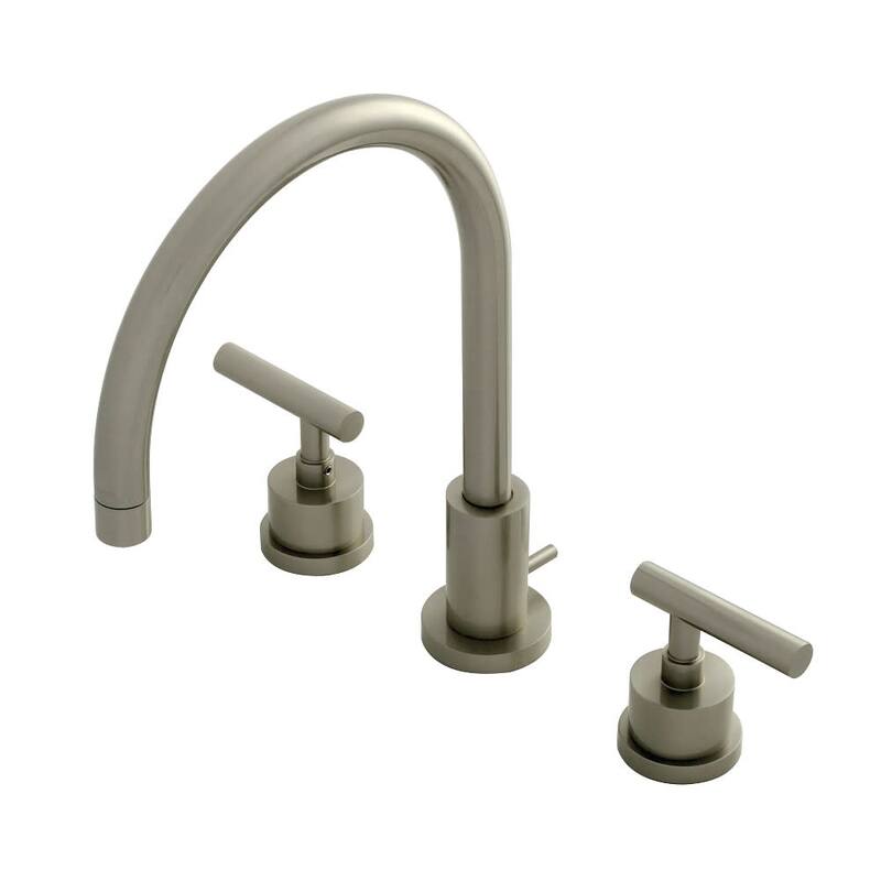 Kingston Brass Manhattan 1.2 GPM Widespread Bathroom Faucet with