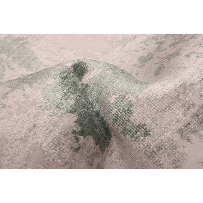 ECARPETGALLERY Hand-knotted Legacy Dark Green Silk, Wool Rug - 2'6 x 12'0