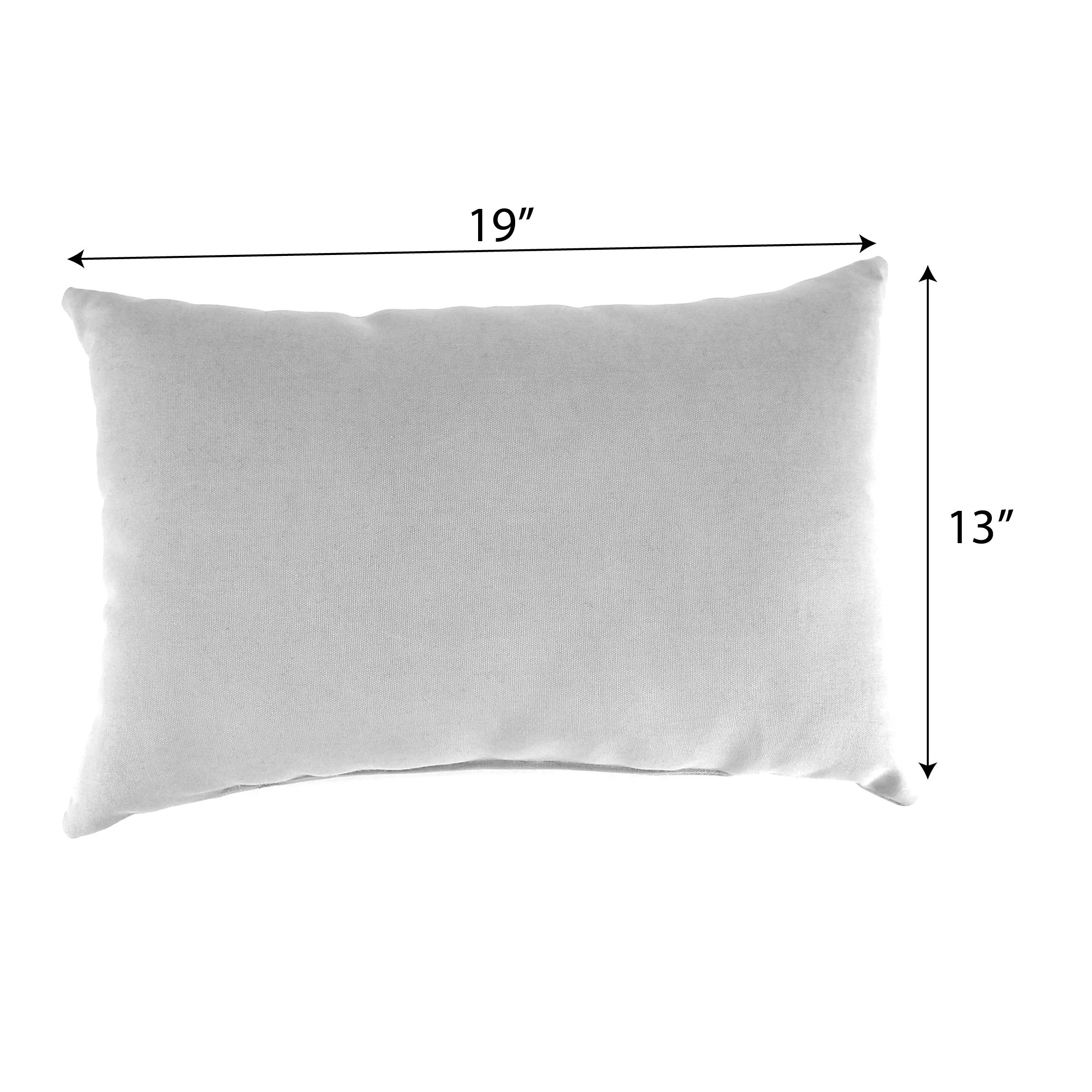 20 x 14 Indoor Lumbar Throw Pillow Accent 13 L x 19 W x 4 H Polyester