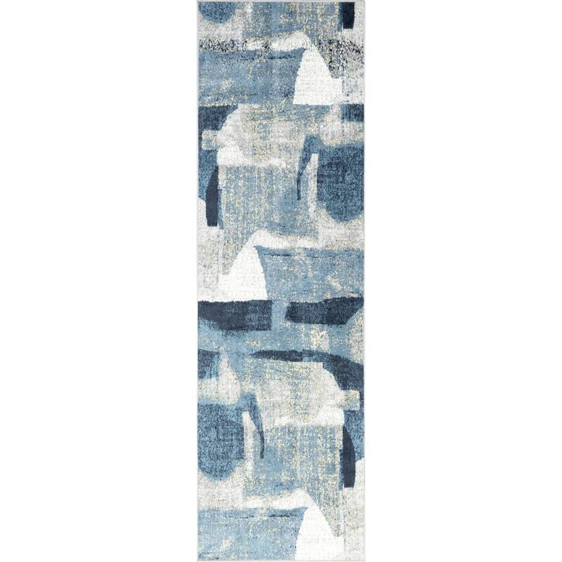 Nuloom Sherri SpinClean Abstract Machine Washable Area Rug