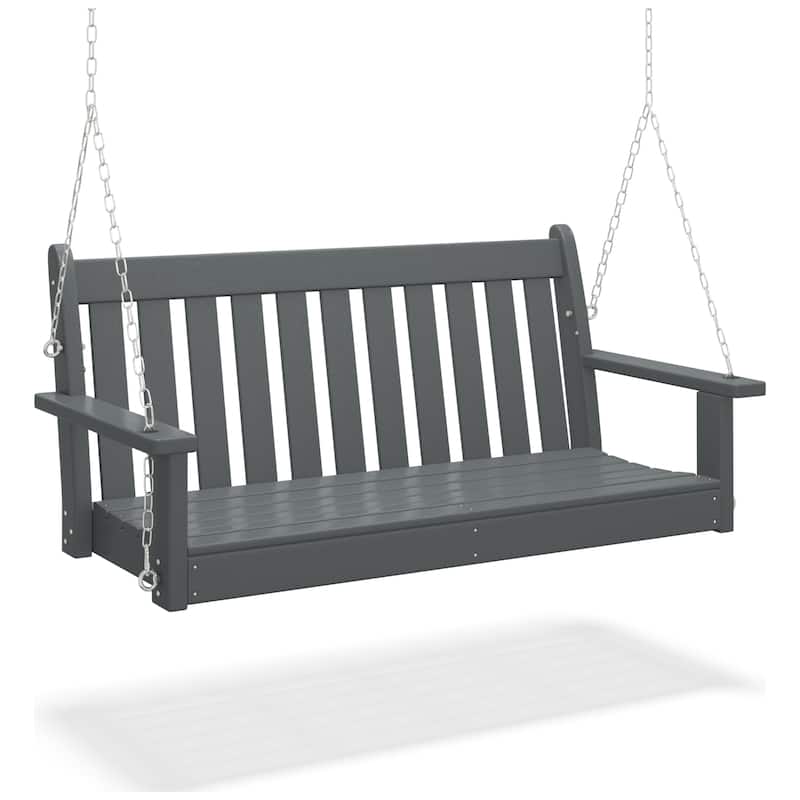 Laguna Outdoor Patio 51 Inch Traditional Hanging Porch Swing