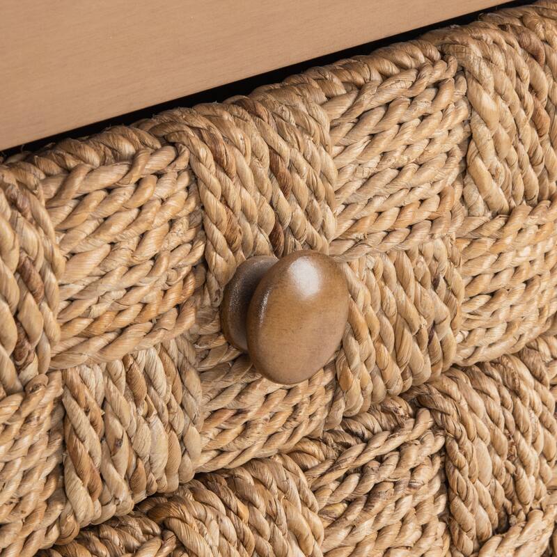 SAFAVIEH Couture Thuraya Woven Wood Nightstand