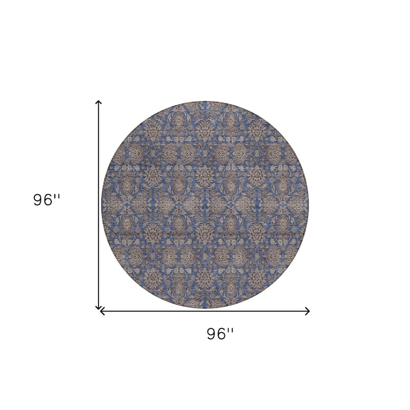 HomeRoots Floral Transitional Rectangle Outdoor Rug