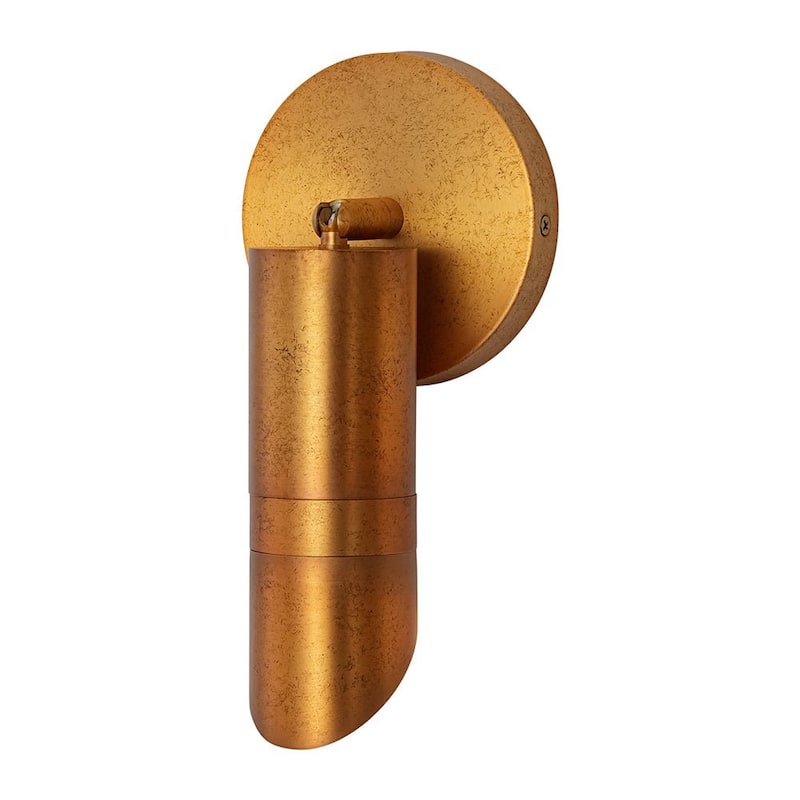 Industrial Rusty Brass Dimmable LED Adjustable Spotlight Track Light