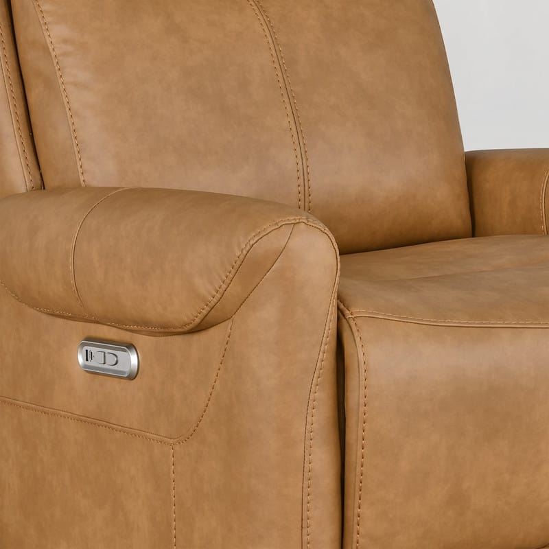 Spruce & Spring Margot Wall Hugger Power Recliner with USB Ports