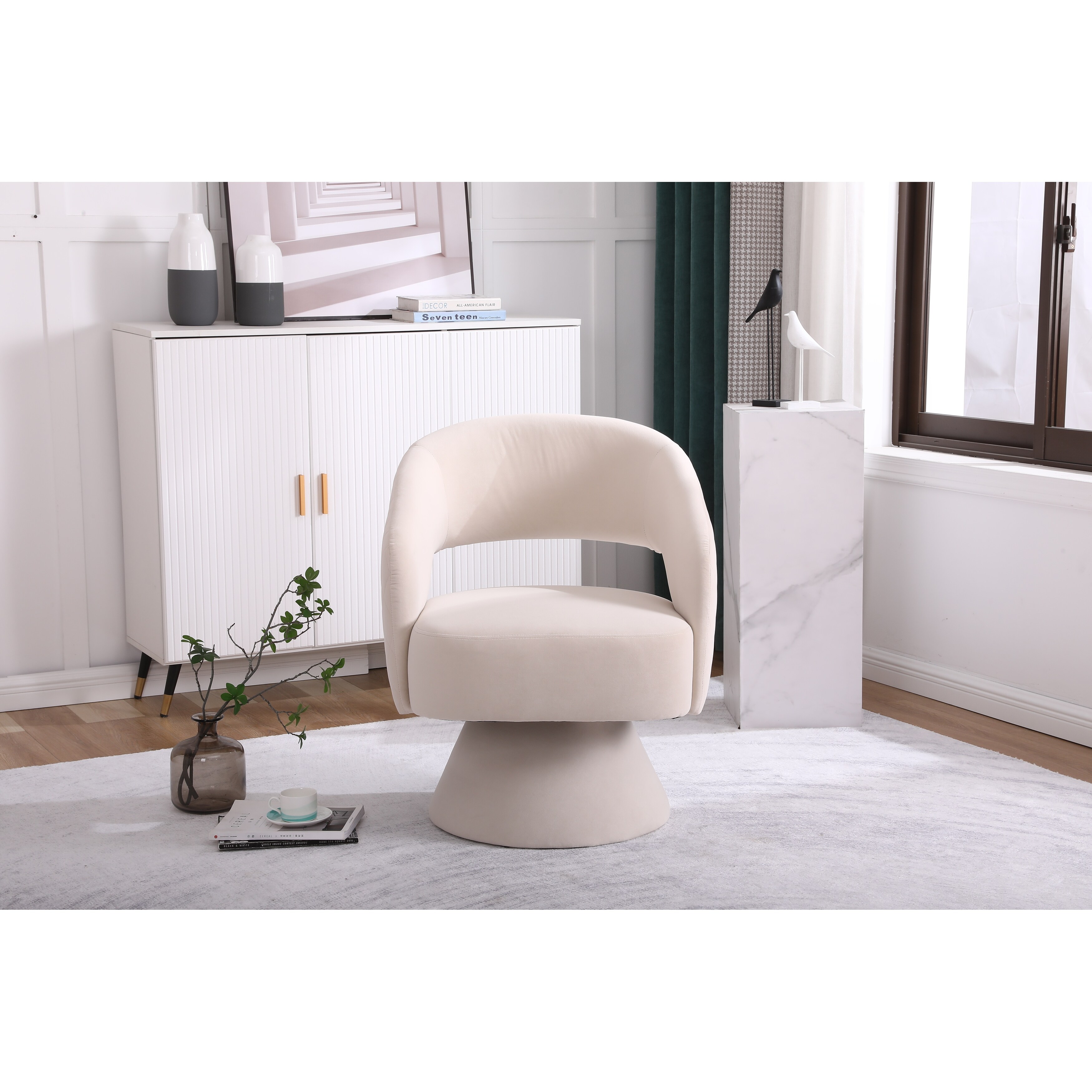 Small round shop accent chair
