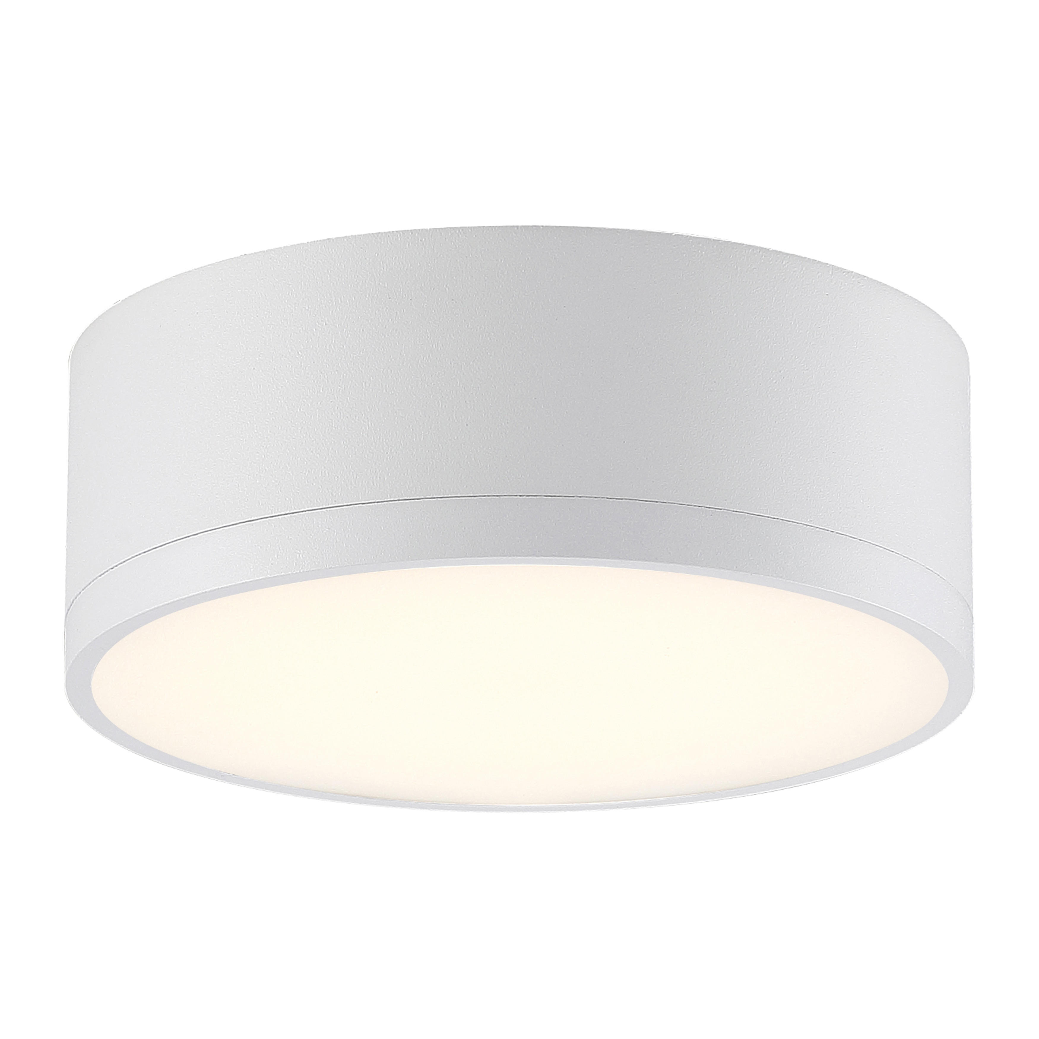 Access Lighting Beat Flush Mount - White - White Acrylic