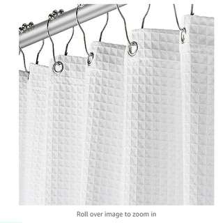 Creative Scents Grey Fabric Shower Curtain for Bathroom - Spa, Hotel