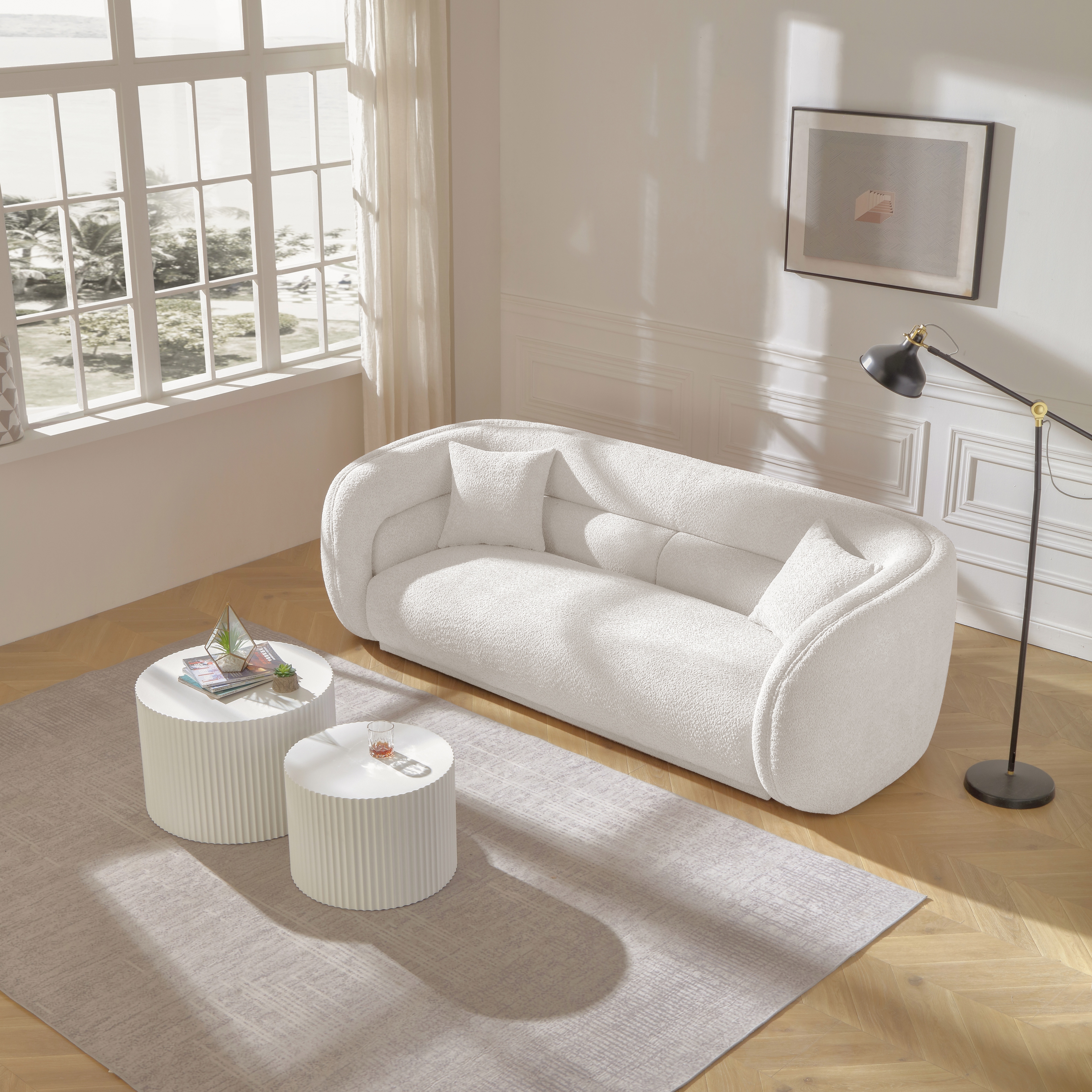 Curved 2 seater sofa 2025
