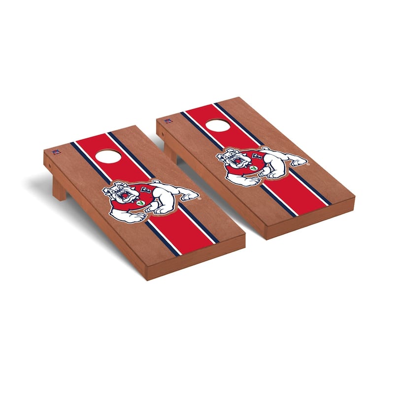 Fresno State Bulldogs Rosewood Cornhole Board Set